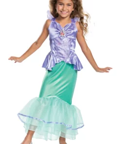 Disguise Little Mermaid Ariel Classic Costume For Girls