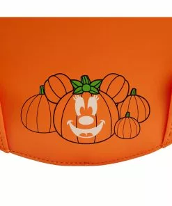 Disney Glow Face Minnie Pumpkin Loungefly Mini Backpack -Wonderful Halloween Costumes Shop loungefly disney glow face minnie pumpkin mini bac alt 4