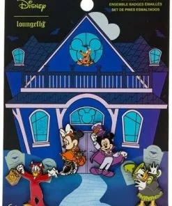 Disney Mickey & Friends Halloween 4pc Pin Set By Loungefly