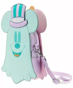 Loungefly Disney Pastel Ghost Mickey And Minnie Mouse Glow Crossbody Bag -Wonderful Halloween Costumes Shop loungefly disney pastel ghost minnie and mickey gl alt 2