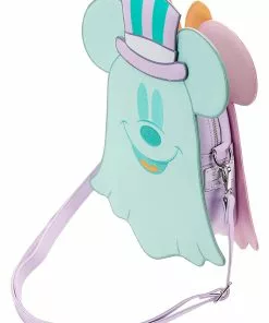 Loungefly Disney Pastel Ghost Mickey And Minnie Mouse Glow Crossbody Bag -Wonderful Halloween Costumes Shop loungefly disney pastel ghost minnie and mickey gl alt 3