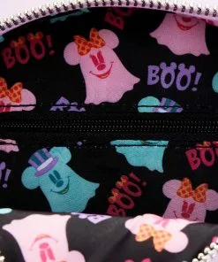 Loungefly Disney Pastel Ghost Mickey And Minnie Mouse Glow Crossbody Bag -Wonderful Halloween Costumes Shop loungefly disney pastel ghost minnie and mickey gl alt 4