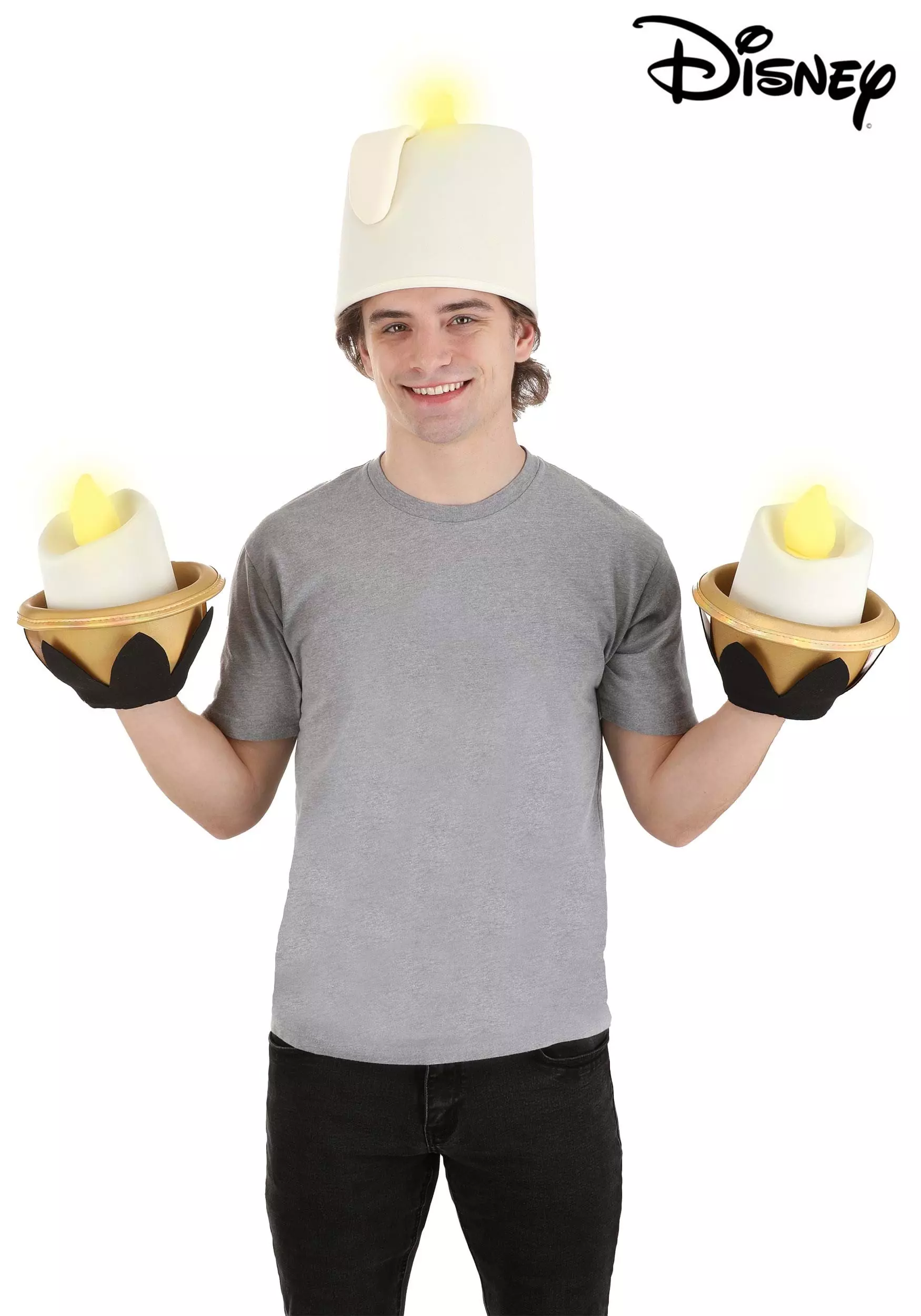 Elope Disney Lumiere Costume Kit For Adults 3 Elope Disney Lumiere Costume Kit For Adults