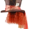 Elope Disney Mad Hatter Costume Hat With Hair Accessory -Wonderful Halloween Costumes Shop mad hatter hat with hair