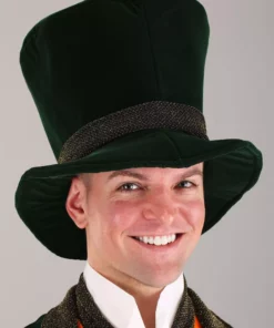 Fun Costumes Green Deluxe Adult Mad Hatter Costume -Wonderful Halloween Costumes Shop mad hatter mens deluxe costume alt 1