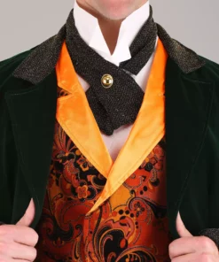 Fun Costumes Green Deluxe Adult Mad Hatter Costume -Wonderful Halloween Costumes Shop mad hatter mens deluxe costume alt 2