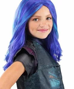 Disguise Descendants 3 Girls Mal Wig -Wonderful Halloween Costumes Shop mal descendants 3 girls wig 1
