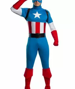 Charades Marvel Adult Captain America Premium Costume