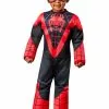 Rubies Costume Co. Inc Toddler Marvel Deluxe Miles Morales Spider-Man Costume -Wonderful Halloween Costumes Shop marvel deluxe spin toddler costume