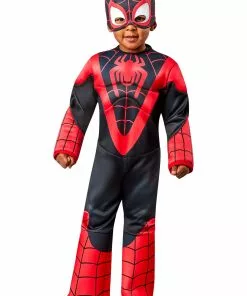 Rubies Costume Co. Inc Toddler Marvel Deluxe Miles Morales Spider-Man Costume