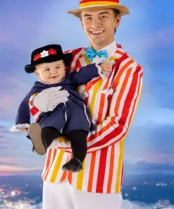 Fun Costumes Mary Poppins Bert Jacket Costume For Men -Wonderful Halloween Costumes Shop mary poppins bert jacket costume alt 1