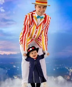 Fun Costumes Mary Poppins Bert Jacket Costume For Men -Wonderful Halloween Costumes Shop mary poppins bert jacket costume alt 2
