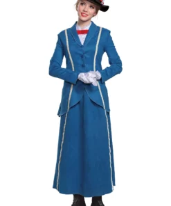 Disguise Limited Women's Mary Poppins Blue Coat Costume