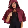 Suzhou Zhongsheng Imp & Exp Co., Ltd Women's Mary Sanderson Hooded Capelet -Wonderful Halloween Costumes Shop mary sanderson hooded capelet