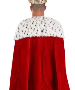 Elope Medium Royal Cape Accessory For Adults -Wonderful Halloween Costumes Shop medium royal cape accessory alt 4