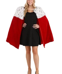Elope Medium Royal Cape Accessory For Adults -Wonderful Halloween Costumes Shop medium royal cape accessory alt 5
