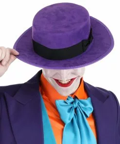 Guangzhou Fashion Travelling Goods Co. Ltd Men's 1989 Batman Joker Hat -Wonderful Halloween Costumes Shop mens 1989 batman joker suit hat alt 2