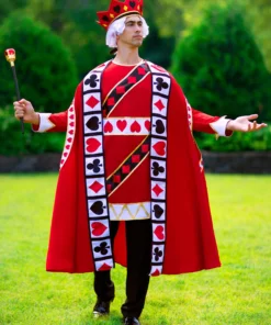 Fun Costumes Adult King Of Hearts Costume 10 Fun Costumes Adult King Of Hearts Costume -Wonderful Halloween Costumes Shop mens king of hearts costume alt 2