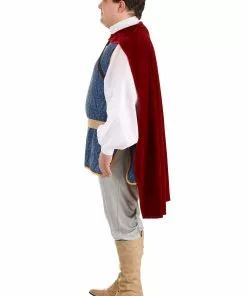 Fun Costumes The Prince Costume For Plus Size Men From Disney's Snow White -Wonderful Halloween Costumes Shop mens plus snow white prince costume alt 3