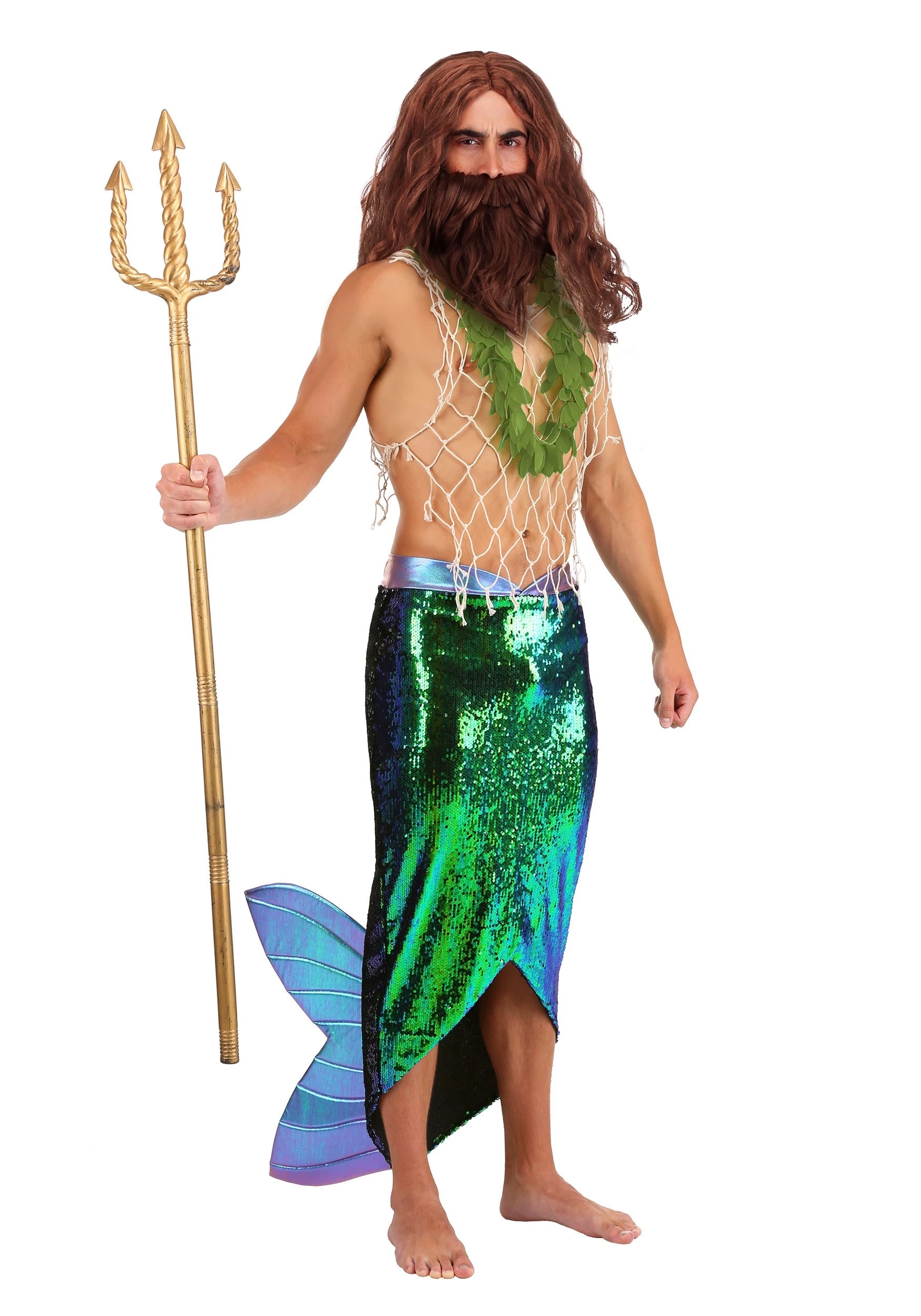Fun Costumes Salty Merman Costume For Men 3 Fun Costumes Salty Merman Costume For Men