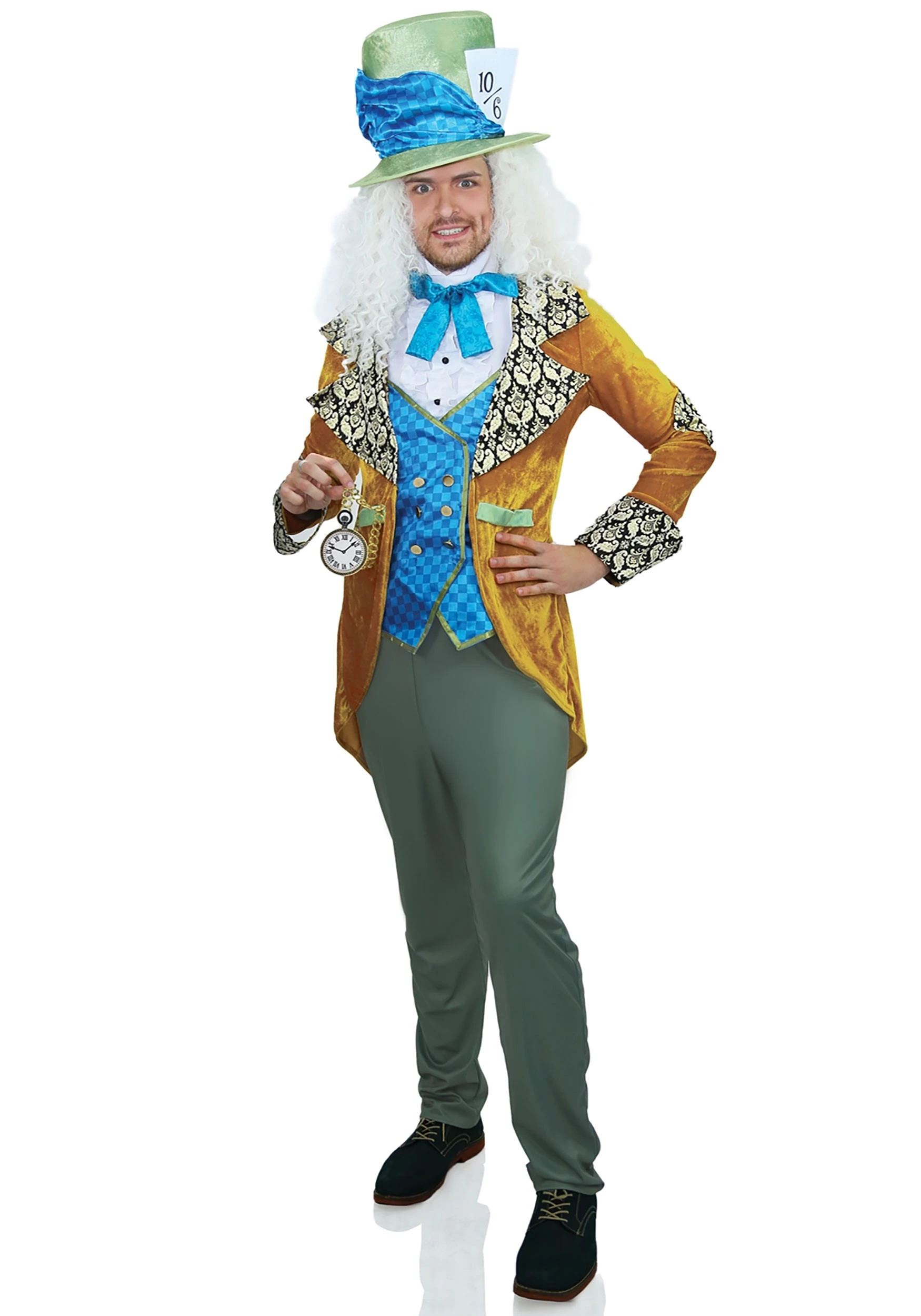 LEG AVENUE Men's Storybook Mad Hatter Costume 4 LEG AVENUE Men's Storybook Mad Hatter Costume - Image 2