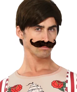 Partytime Costume & Lingerie (Yiwu) Factory Men's Strongman Wig And Mustache