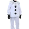 Fun Costumes Men's Vintage Pierrot Clown Costume -Wonderful Halloween Costumes Shop mens vintage pierrot clown costume