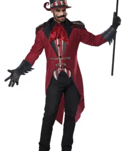 California Costume Collection Wicked Ringmaster Costume For Men -Wonderful Halloween Costumes Shop mens wicked ringmaster costume alt 1