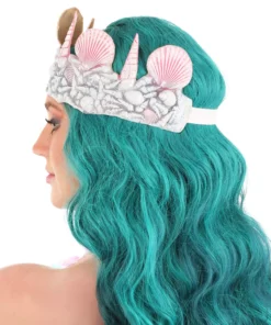 Partytime Latex Factory Mermaid Costume Crown Accessory -Wonderful Halloween Costumes Shop mermaid crown alt 1