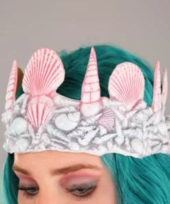 Partytime Latex Factory Mermaid Costume Crown Accessory -Wonderful Halloween Costumes Shop mermaid crown alt 2
