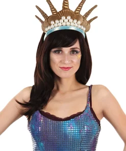 Elope Mermaid Queen Pearl Crown Headband