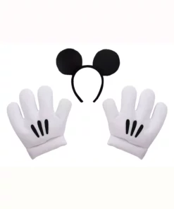 Elope Women's Mickey Ears & Glove Set -Wonderful Halloween Costumes Shop mickey ears glove set alt 1