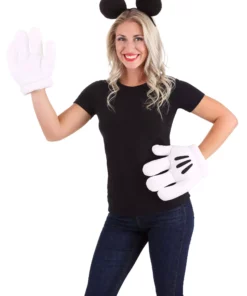 Elope Women's Mickey Ears & Glove Set -Wonderful Halloween Costumes Shop mickey ears glove set alt 7