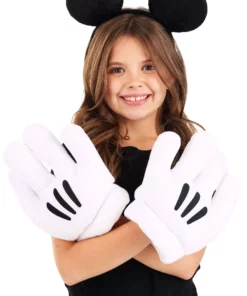 Elope Women's Mickey Ears & Glove Set -Wonderful Halloween Costumes Shop mickey ears glove set alt 9
