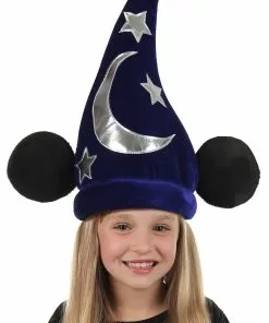 Elope Disney Classic Mickey Wizard Plush Costume Hat -Wonderful Halloween Costumes Shop mickey wizard plush hat alt 4