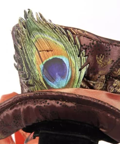 Elope Disney Mini Mad Hatter Brown Headband -Wonderful Halloween Costumes Shop mini mad hatter headband alt 1