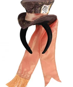 Elope Disney Mini Mad Hatter Brown Headband -Wonderful Halloween Costumes Shop mini mad hatter headband alt 2