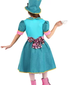 Savvy Garments Girl's Mischievous Mad Hatter Costume -Wonderful Halloween Costumes Shop mischievous mad hatter costume for girls alt 1