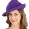 Elope Purple Modern Witch Costume Hat 2 Elope Purple Modern Witch Costume Hat -Wonderful Halloween Costumes Shop modern witch hat purple