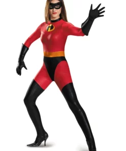 Disguise Adult Womens Mrs. Incredible Bodysuit Costume