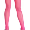 LEG AVENUE Neon Pink Fishnet Tights For Women