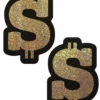 Pastease Gold Dollar Sign Glitter Pasties For Adults -Wonderful Halloween Costumes Shop pastease gold dollar sign glitter pasties