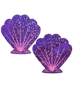 Pastease Purple Shell Mermaid Pasties