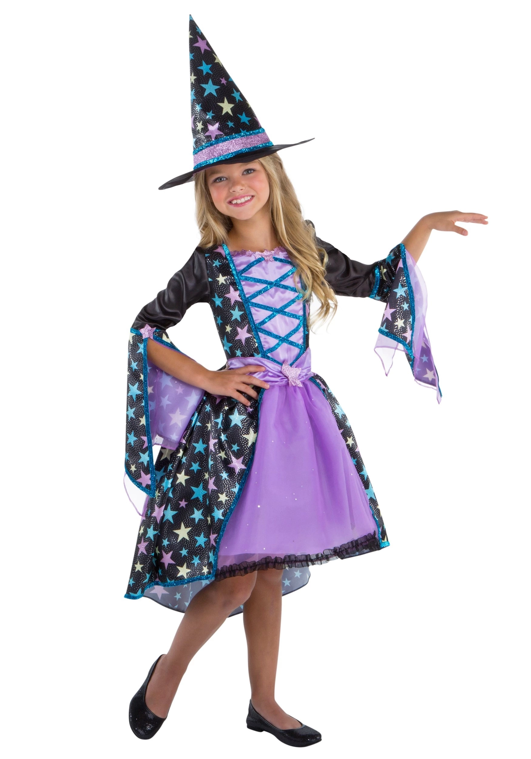 LF Products Pte. Ltd. Girl's Pastel Candy Witch Costume 3 LF Products Pte. Ltd. Girl's Pastel Candy Witch Costume