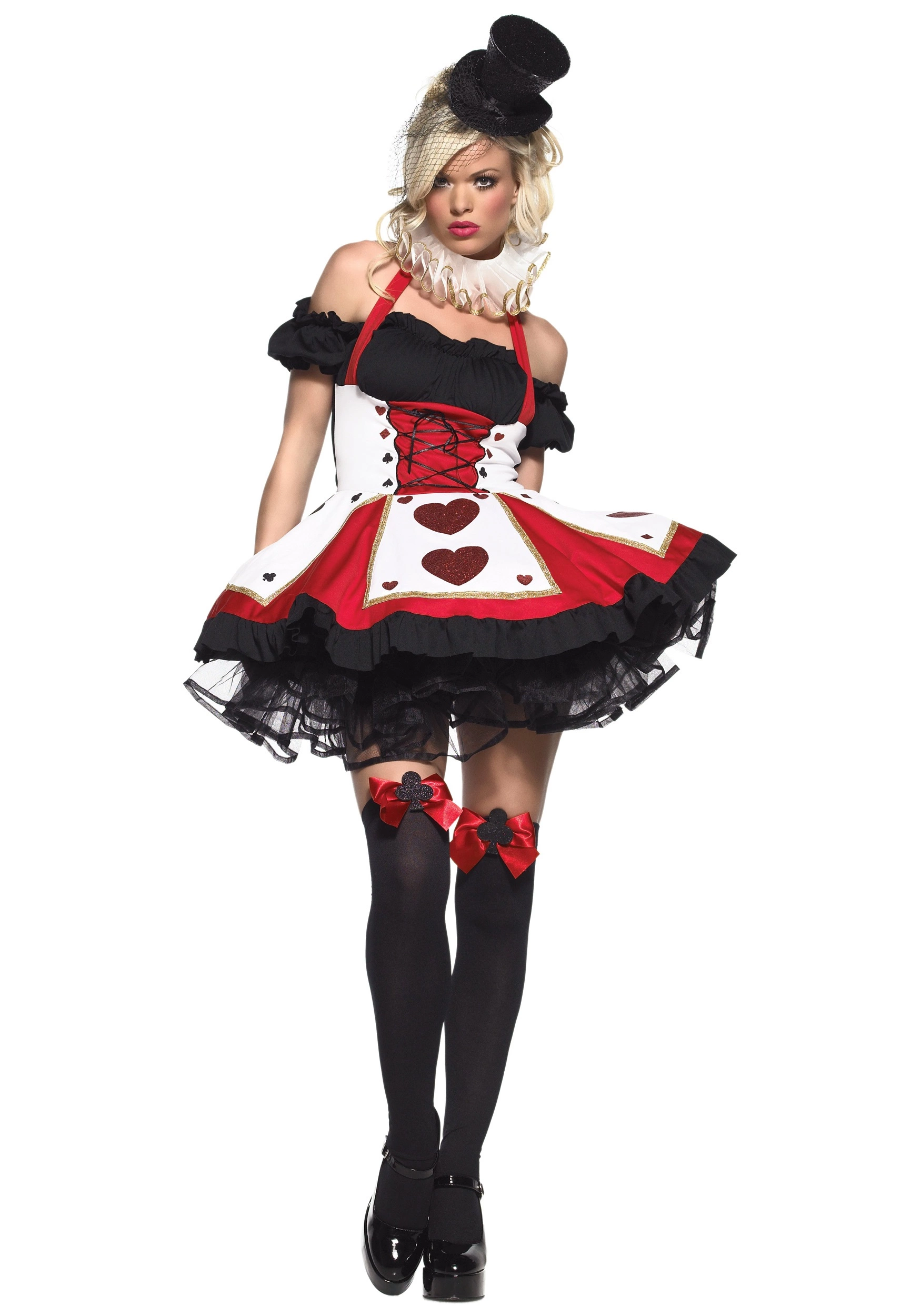 LEG AVENUE Peasant Top Queen Of Hearts Costume 3 LEG AVENUE Peasant Top Queen Of Hearts Costume