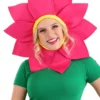Fun Costumes Pink Daisy Flower Headpiece For Adults -Wonderful Halloween Costumes Shop pink daisy flower headpiece