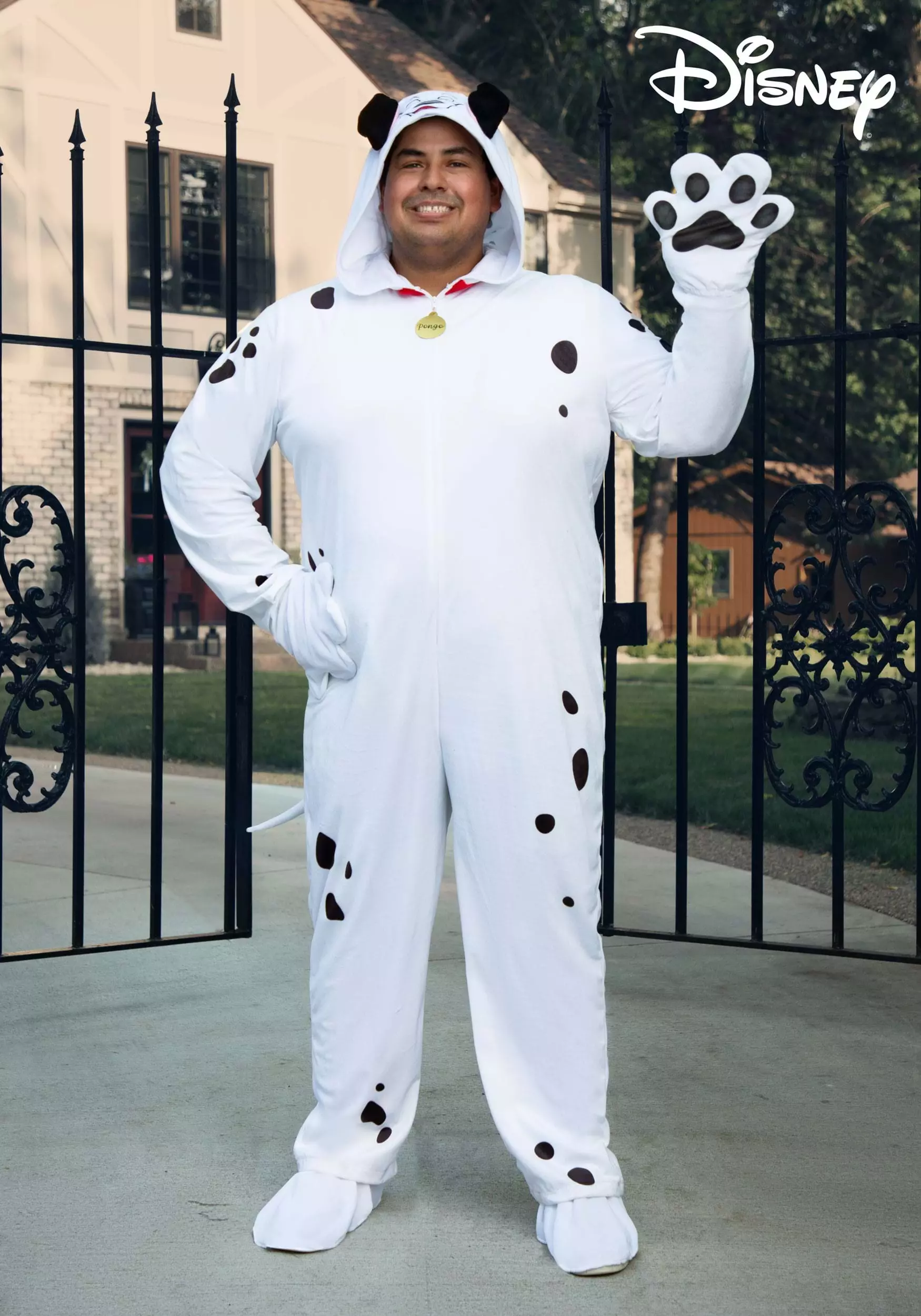Fun Costumes Pongo Costume For Plus Size Men From Disney's 101 Dalmatians 3 Fun Costumes Pongo Costume For Plus Size Men From Disney's 101 Dalmatians