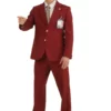 Opposuits Plus Size Authentic Ron Burgundy Suit Costume -Wonderful Halloween Costumes Shop plus size authentic ron burgundy suit