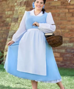 Fun Costumes Belle Blue Dress Costume For Plus Size Women From Disney's Beauty And The Beast