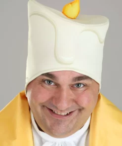 Fun Costumes Lumiere Costume For Plus Size Men From Disney's Beauty And The Beast -Wonderful Halloween Costumes Shop plus size beauty and the beast lumiere costume alt 1